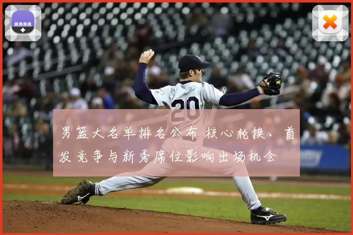 男篮大名单排名公布 核心轮换、首发竞争与新秀席位影响出场机会